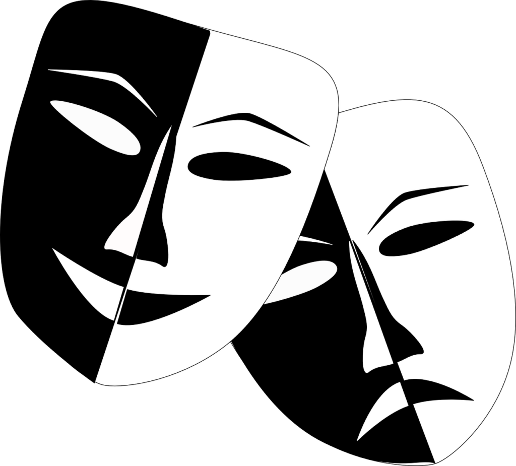 Drama comedy tragedy masks